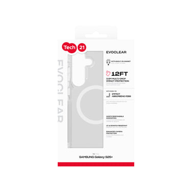 Tech21 EvoClear w/Magnet for Samsung Galaxy S25+ - Clear